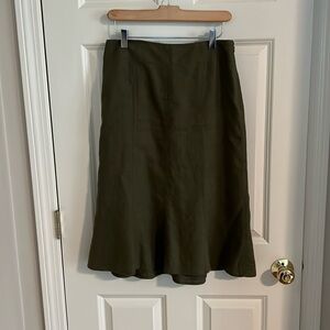 ANN TAYLOR 100% LINEN SKIRT